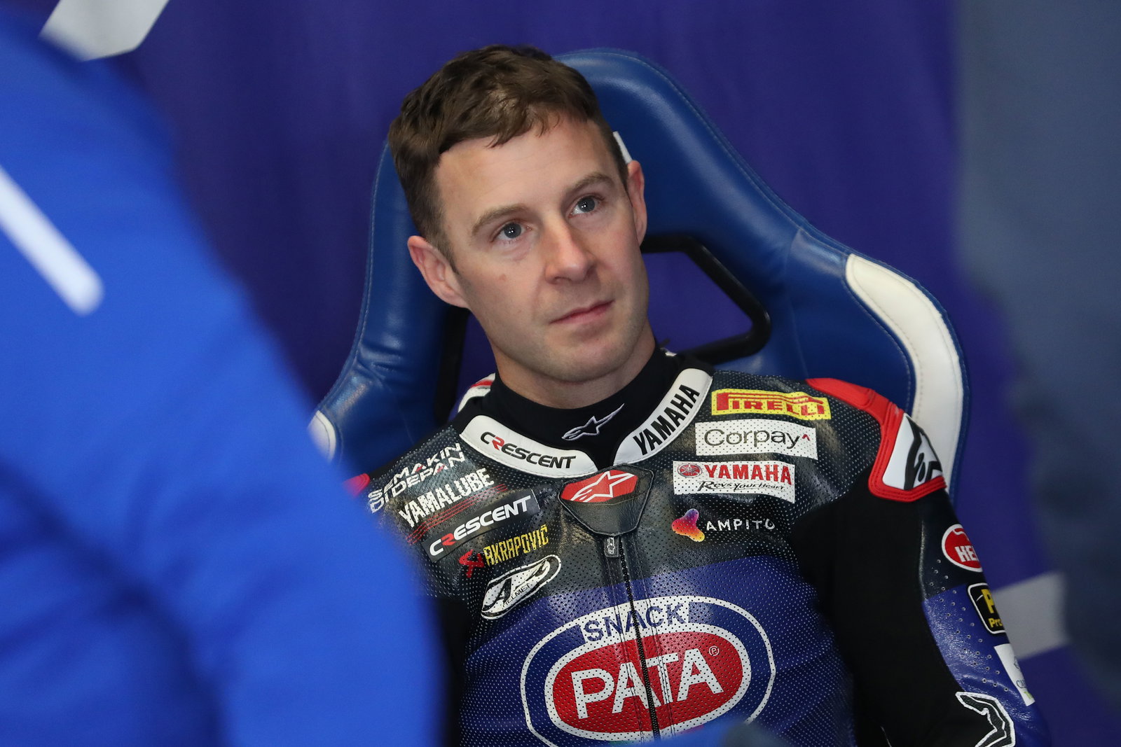 Jonathan Rea, 2024 WorldSBK Jerez Test, pit box. Credit: Gold and Goose.